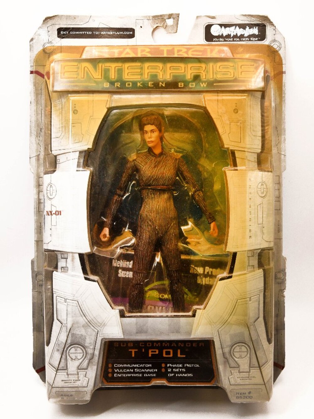 Star Trek Enterprise Broken Bow Sub Commander T Pol Action Figure Toy BROKEN BOX